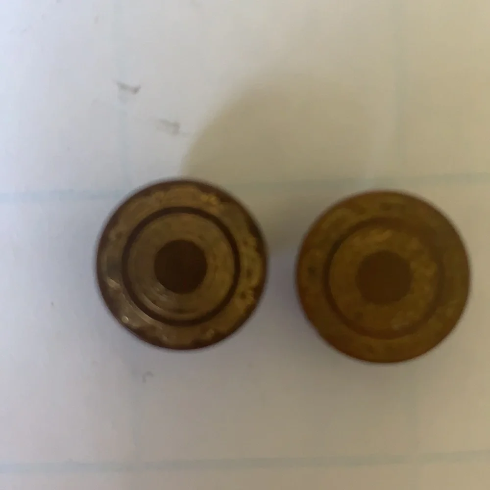 Lot of 8 Antique Collar Buttons Early 1900s Detachable Collar Studs 1908 Patent
